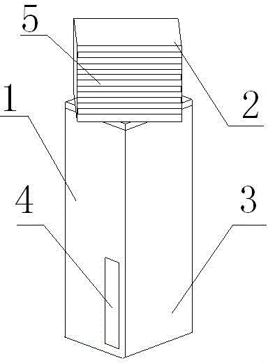 Rotation type cabinet air conditioner