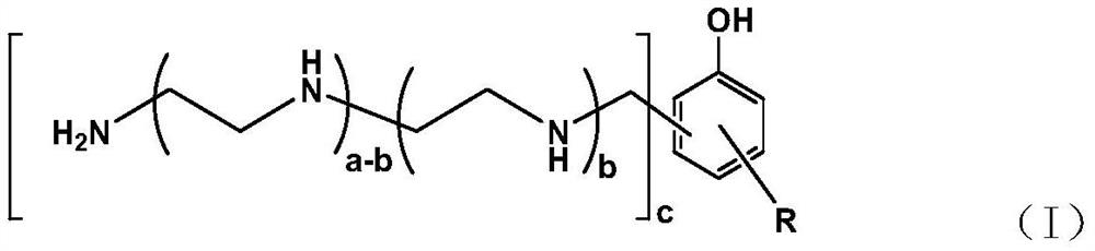 An aminated intermediate, its aminated polyether, phosphorylated star product, preparation method and application thereof