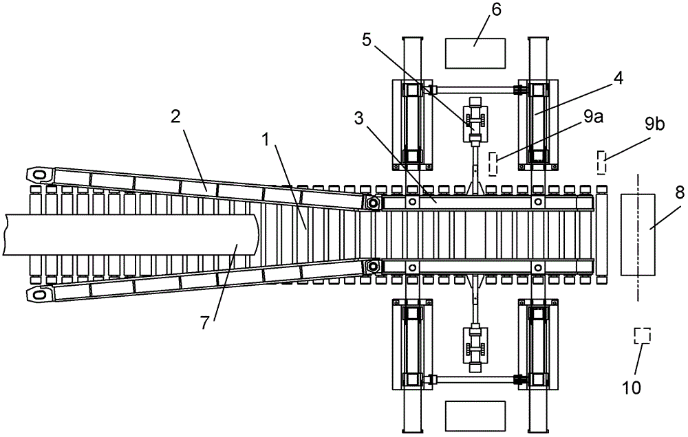 Hot continuous rolling coiler parallel side guide plate control method