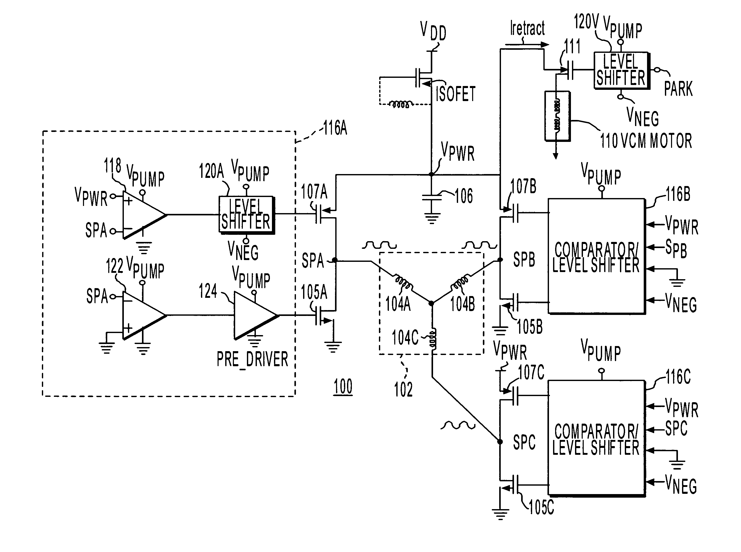 System and process for utilizing back electromotive force in disk drives