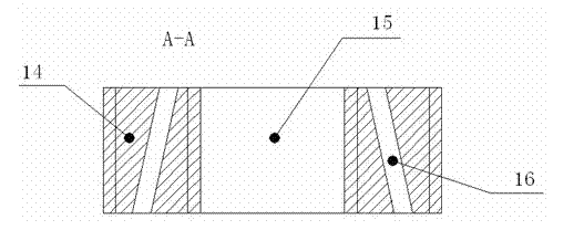 Temperature difference forming device and temperature difference forming method of automobile nut plate parts