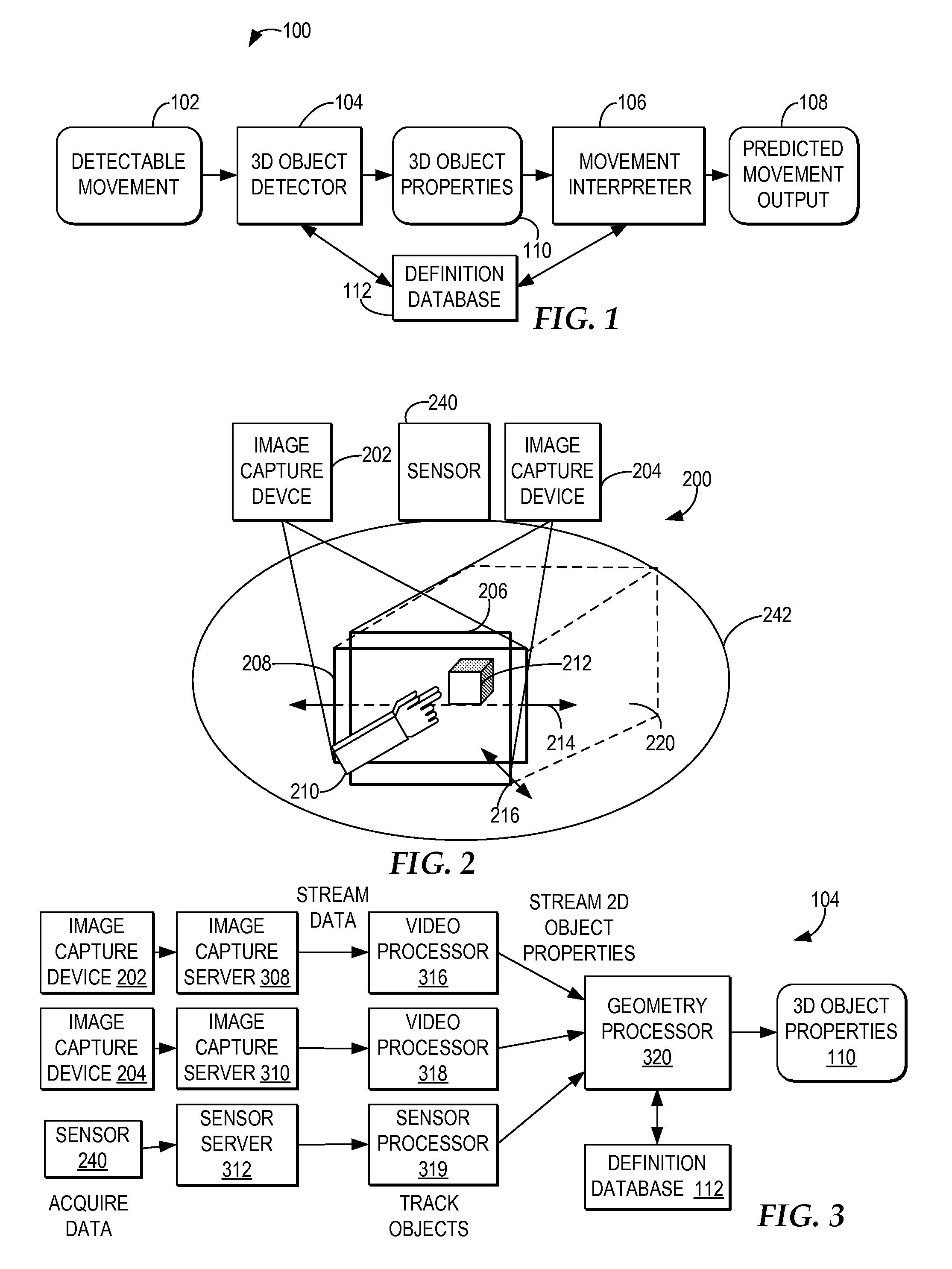 Tracking a range of body movement based on 3D captured image streams of a user