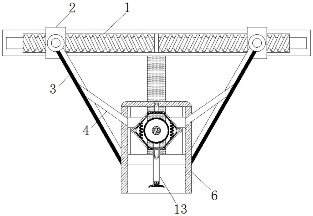 Intermittent waste gas recovering device for paint spraying of hardware machinery parts