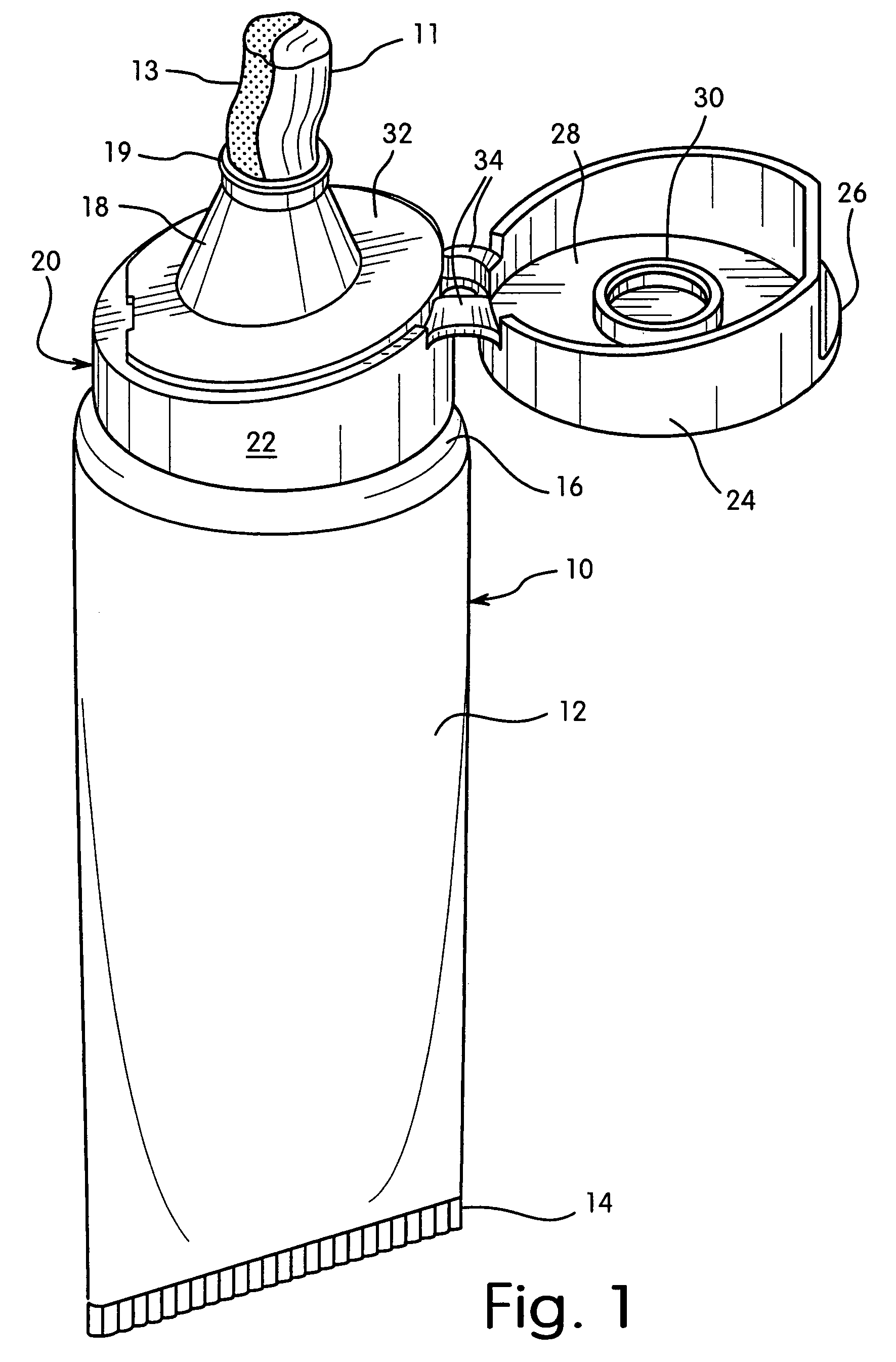 Controlling flow from multi-chamber containers