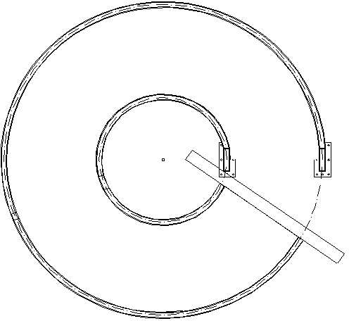 Production method of 360-degree spiral stair with cambered box beams