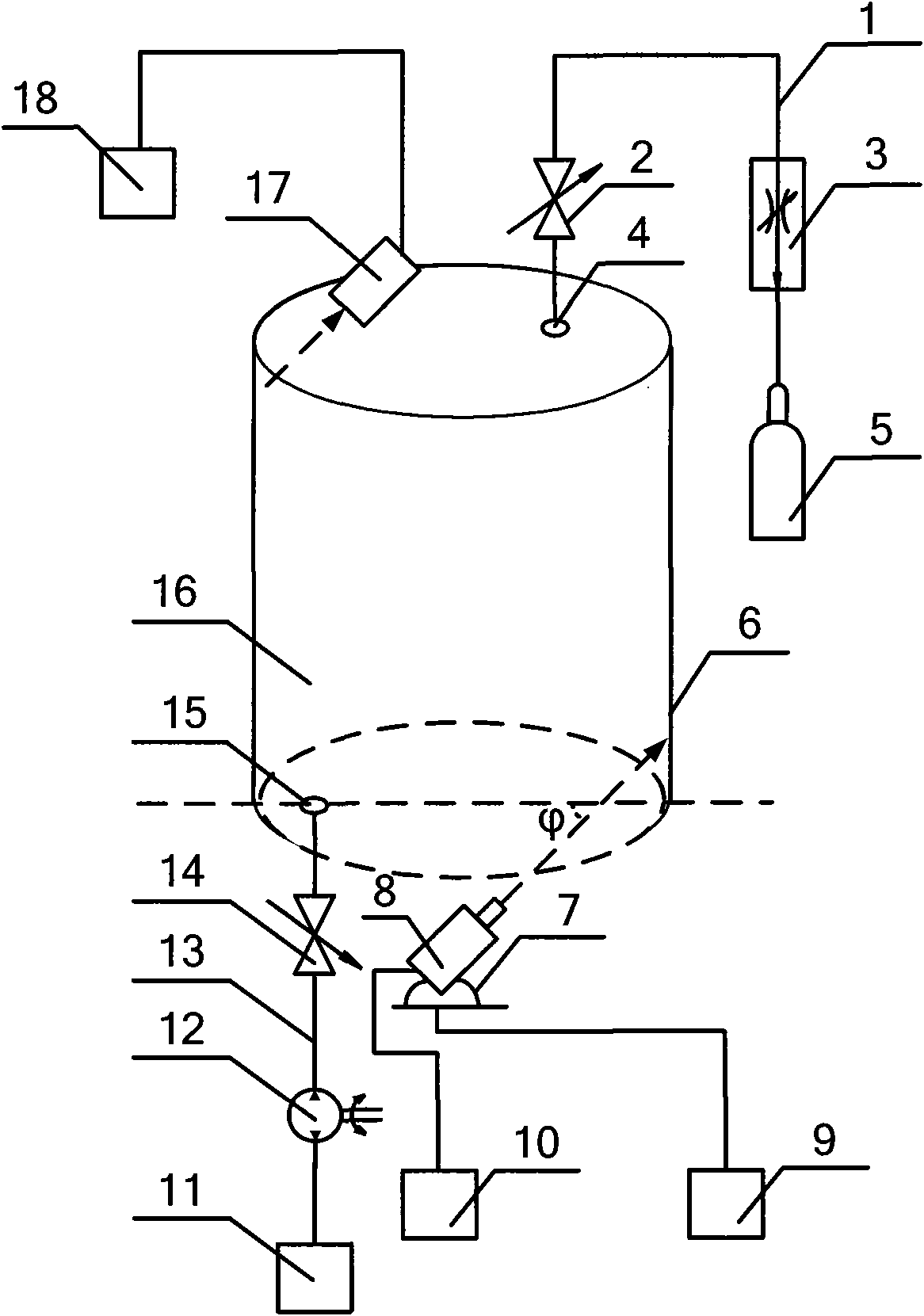 Device for measuring gas concentration