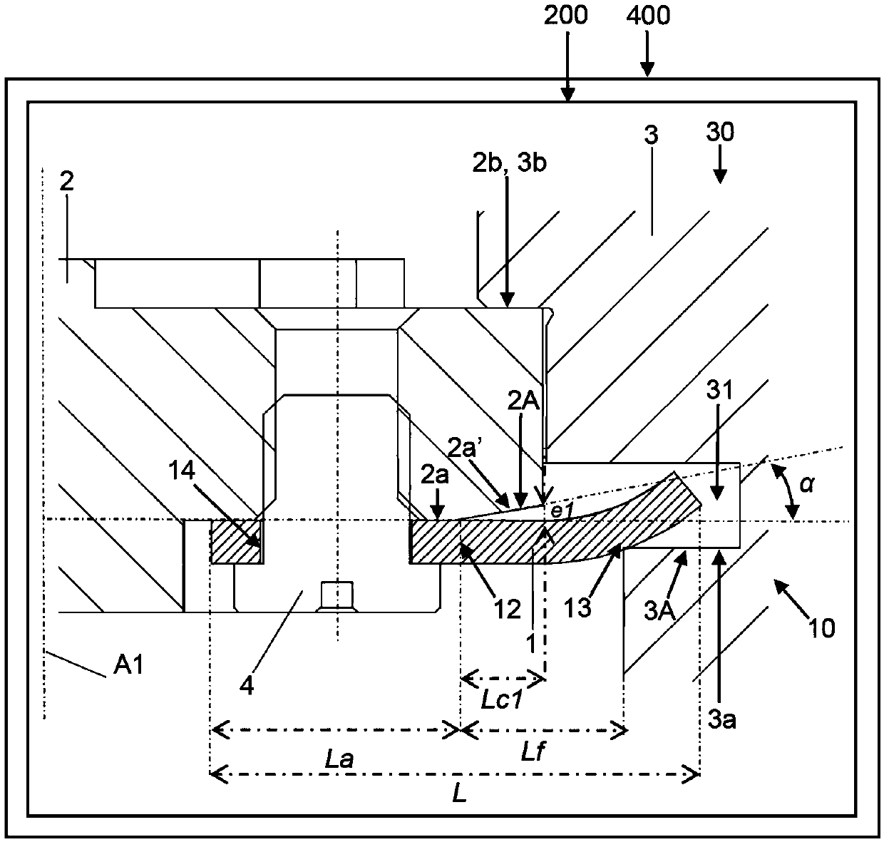 System for securing a clock movement in a watch case