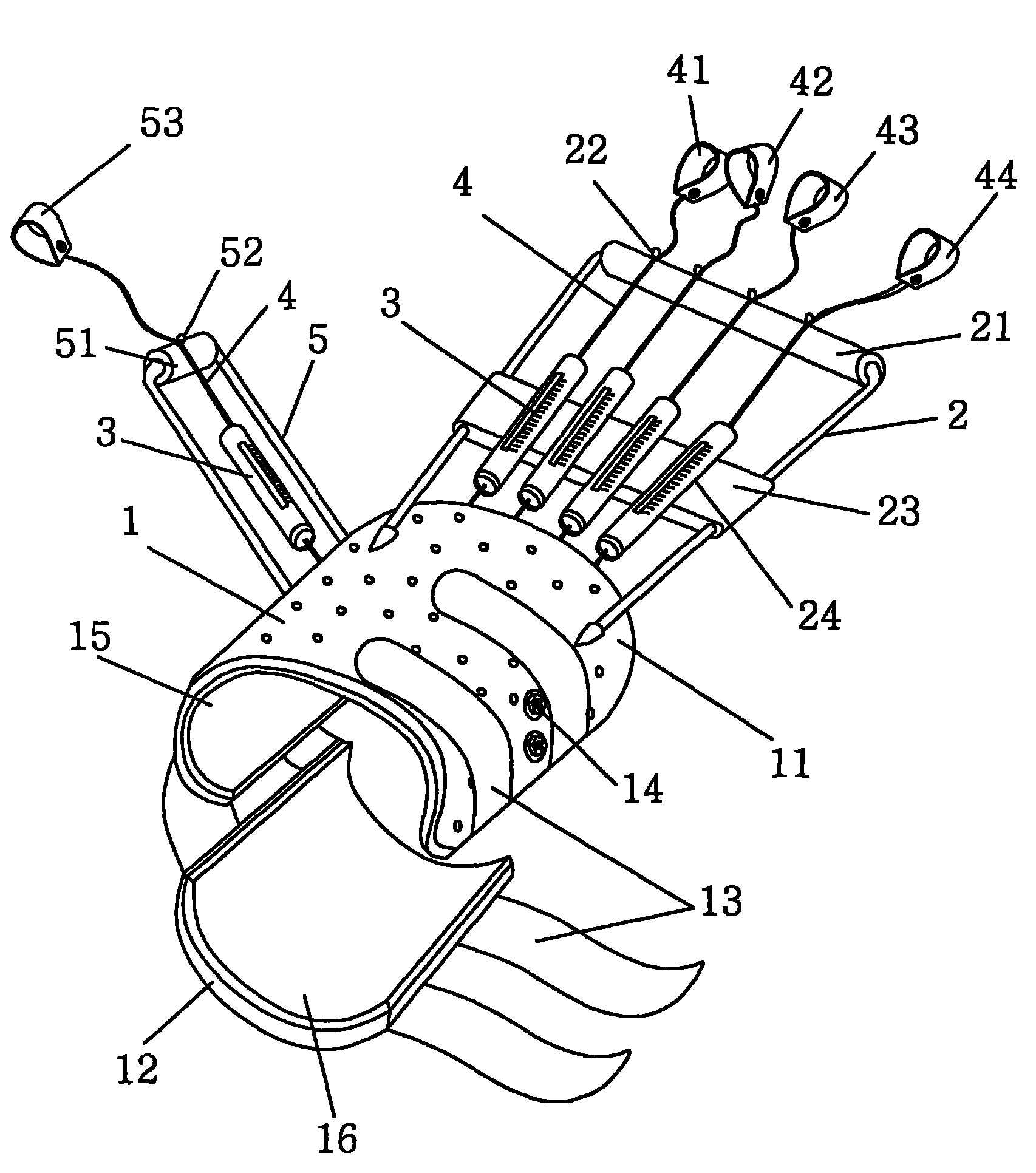 Wrist joints, finger joints mobility metering orthotic device