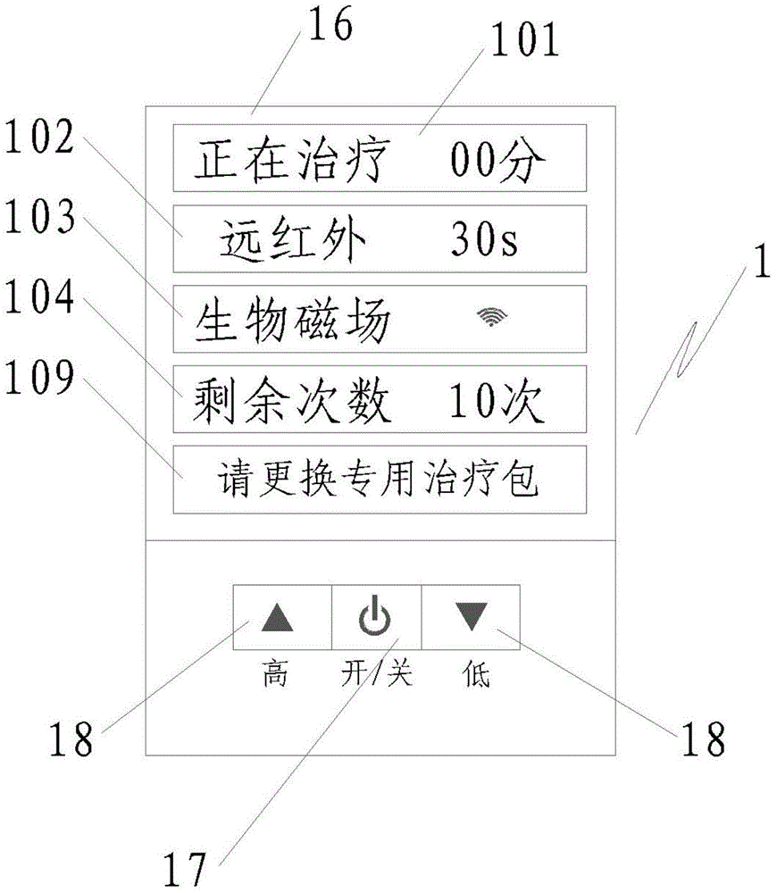 Portable traditional Chinese medicine packet comprehensive therapeutic apparatus