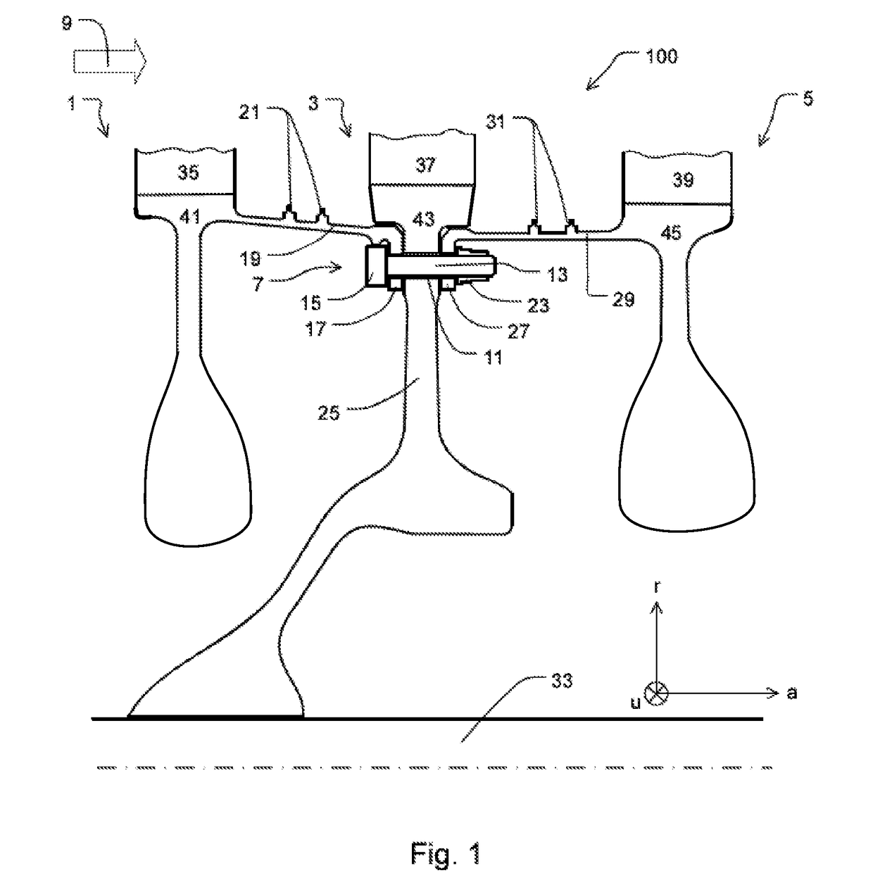 Rotor for a turbomachine