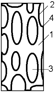 A composite foam metal contact piece