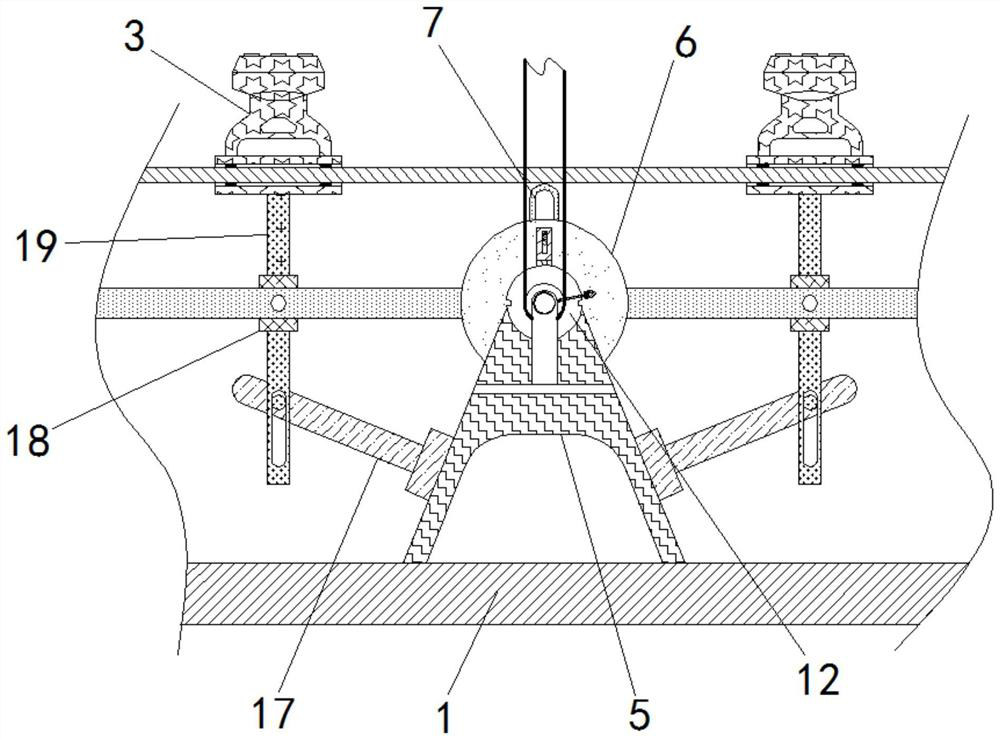 Fabric dewatering and drying device based on textile processing