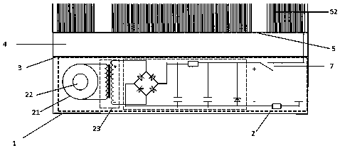 Electrostatic dust collection board wiper