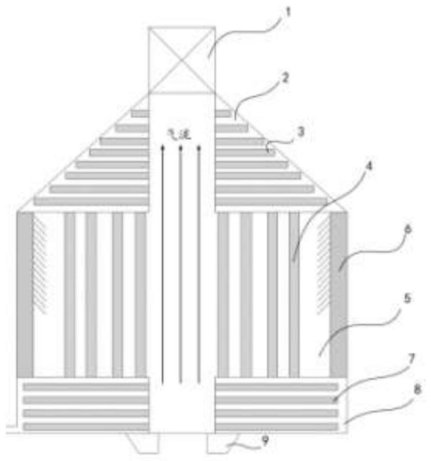 Energy-saving combined type steam condensation system