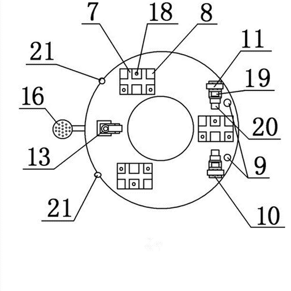 Embedded waxing and polishing machine for vehicles