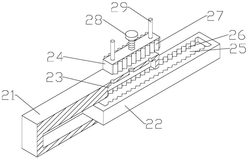 Bonding device with auxiliary clamping butt joint structure for ancient building restoration