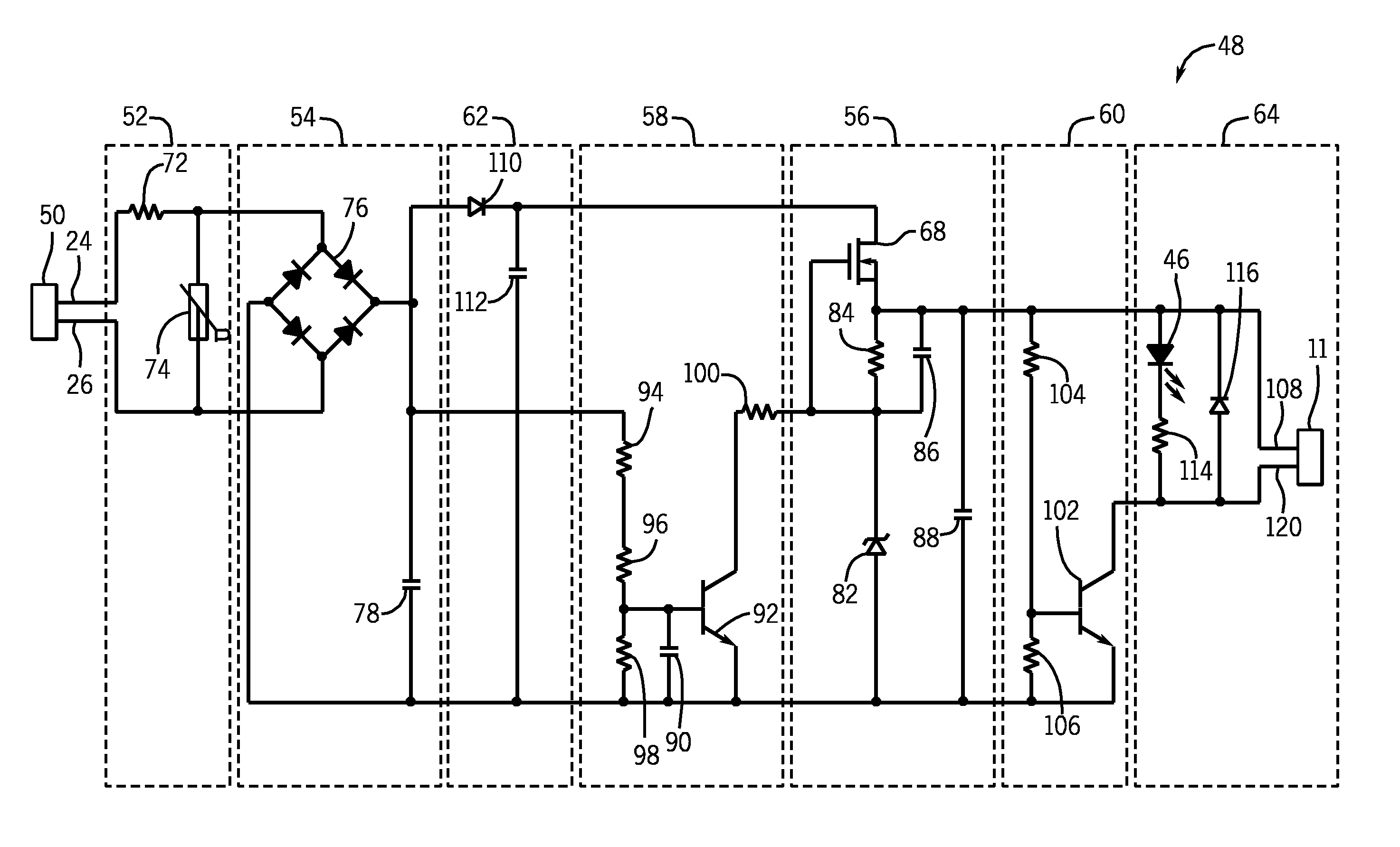 Wide Input Voltage Range Power Supply Circuit