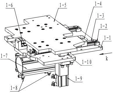 Clamping device for rear crossbeam of rear sub-frame