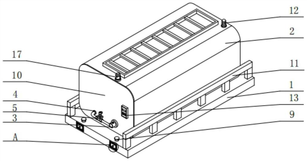 Safety early warning device for loading and unloading of hazardous chemical substance vehicle