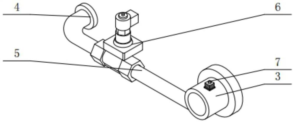 Safety early warning device for loading and unloading of hazardous chemical substance vehicle