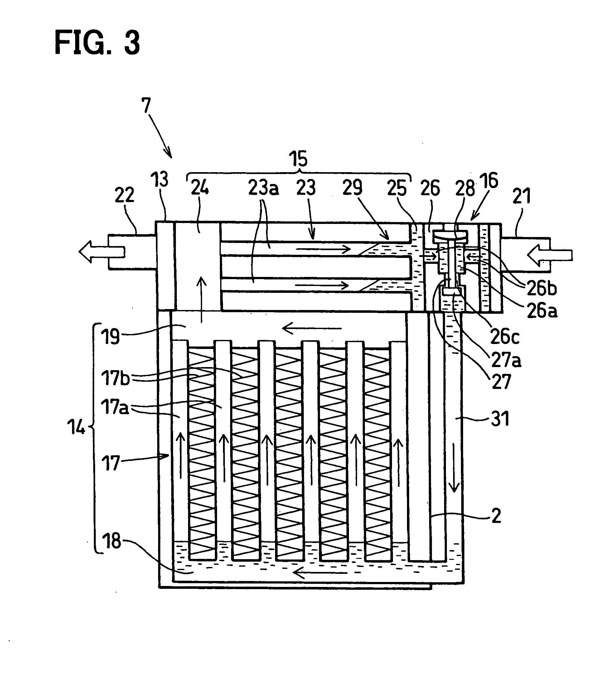 Loop type heat pipe and waste heat recovery device