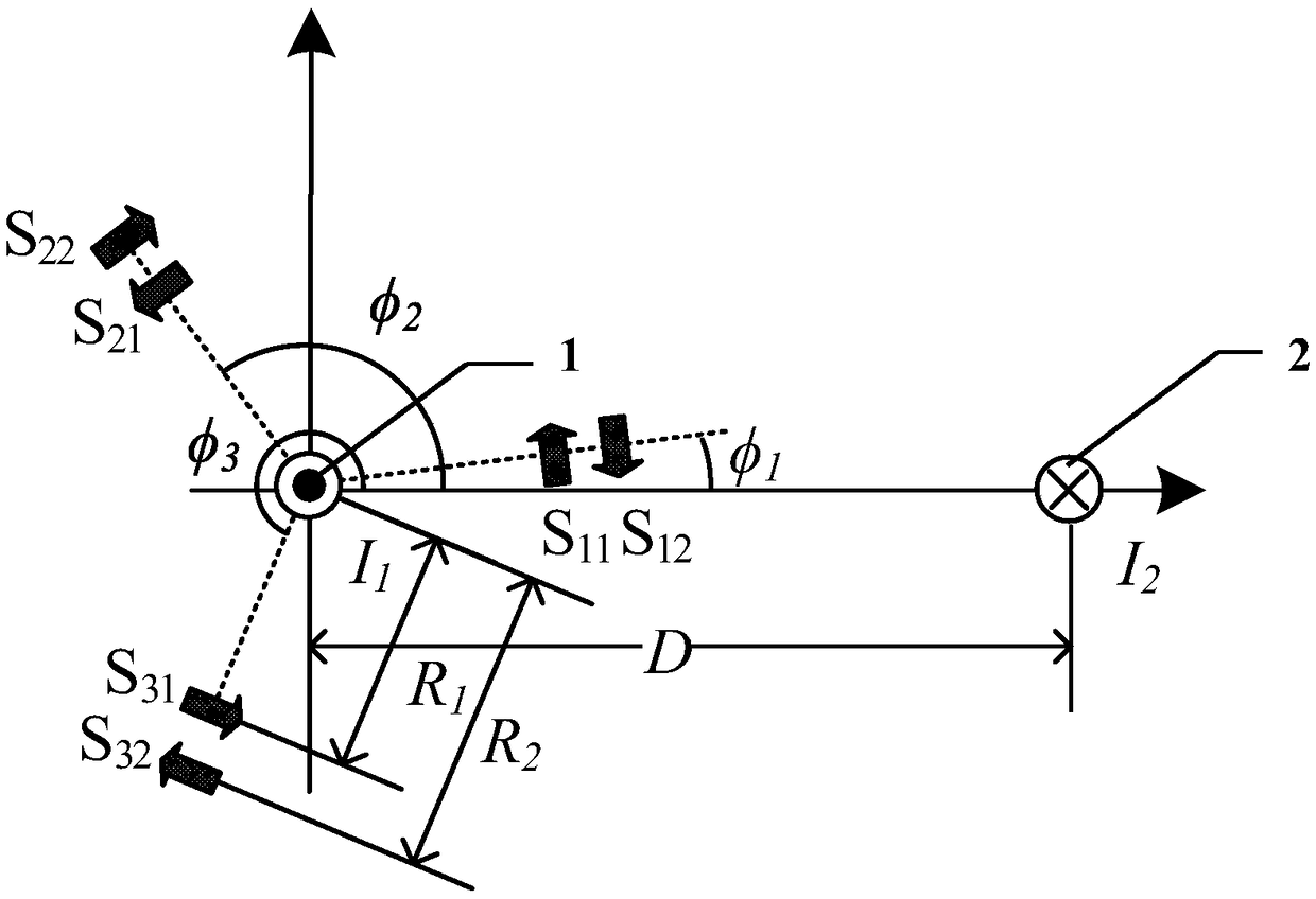 Noncontact current measuring device suitable for intelligent power grid protection system