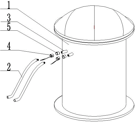 Anti-icing vacuum storage tank