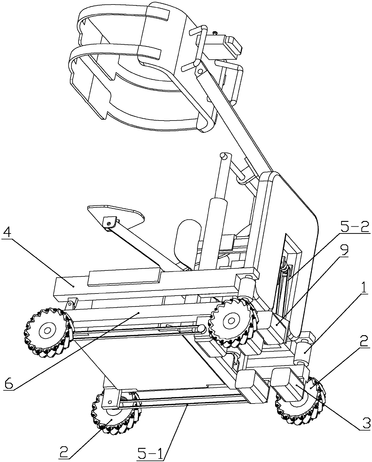 Domestic helping omnidirectional mobile robot