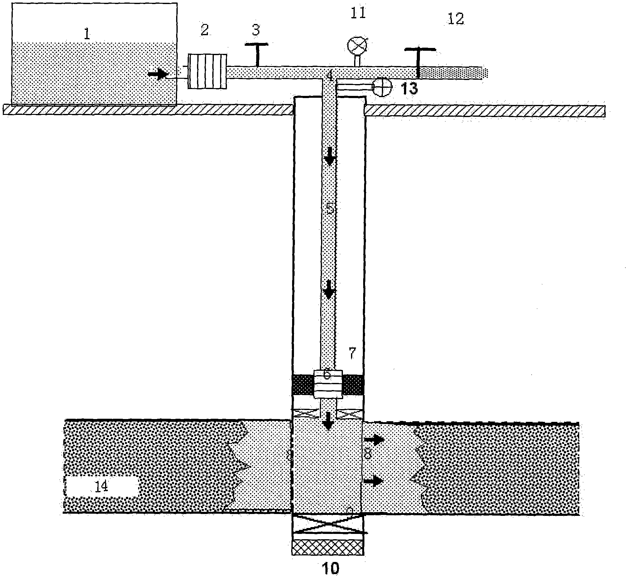 Method for enhancing water injecting capacity of hypotonic oil field by utilizing nano-powder material