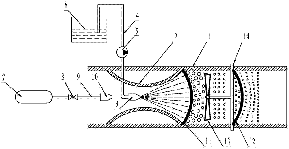 Mining foam generator for preventing and extinguishing fire