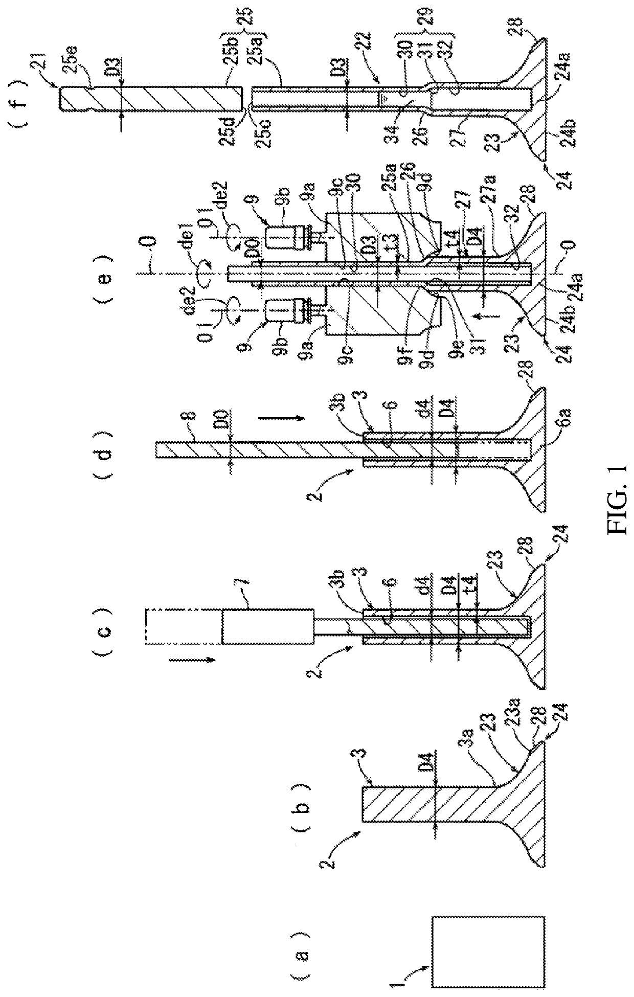 Method for Manufacturing Engine Poppet Valve