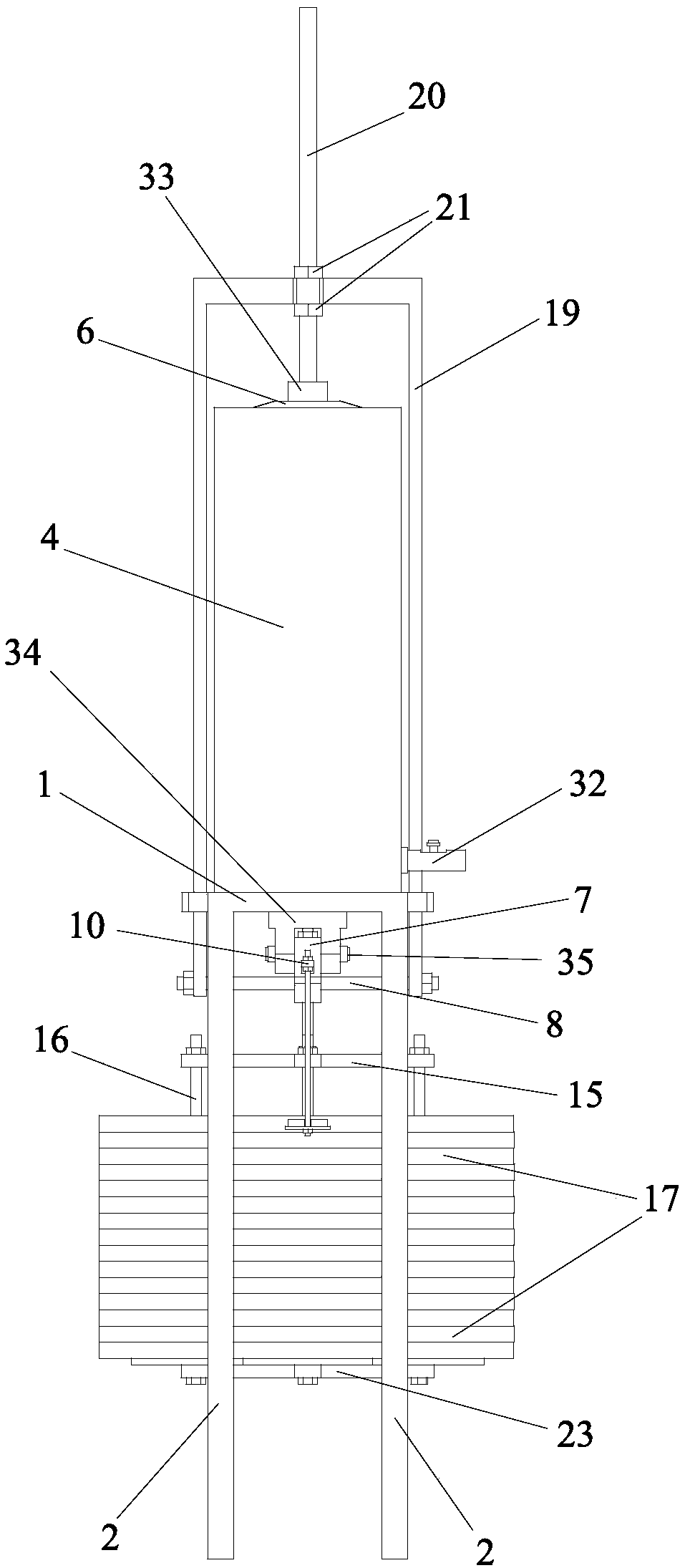 High-pressure hydration consolidation retention box device of geosynthetic clay liner