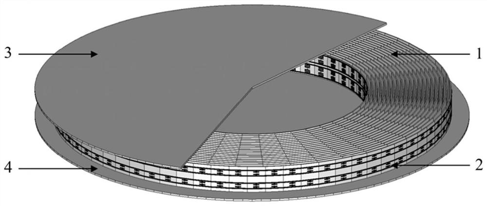 Frequency-reconfigurable full-angle perfect matching wave-absorbing darkroom