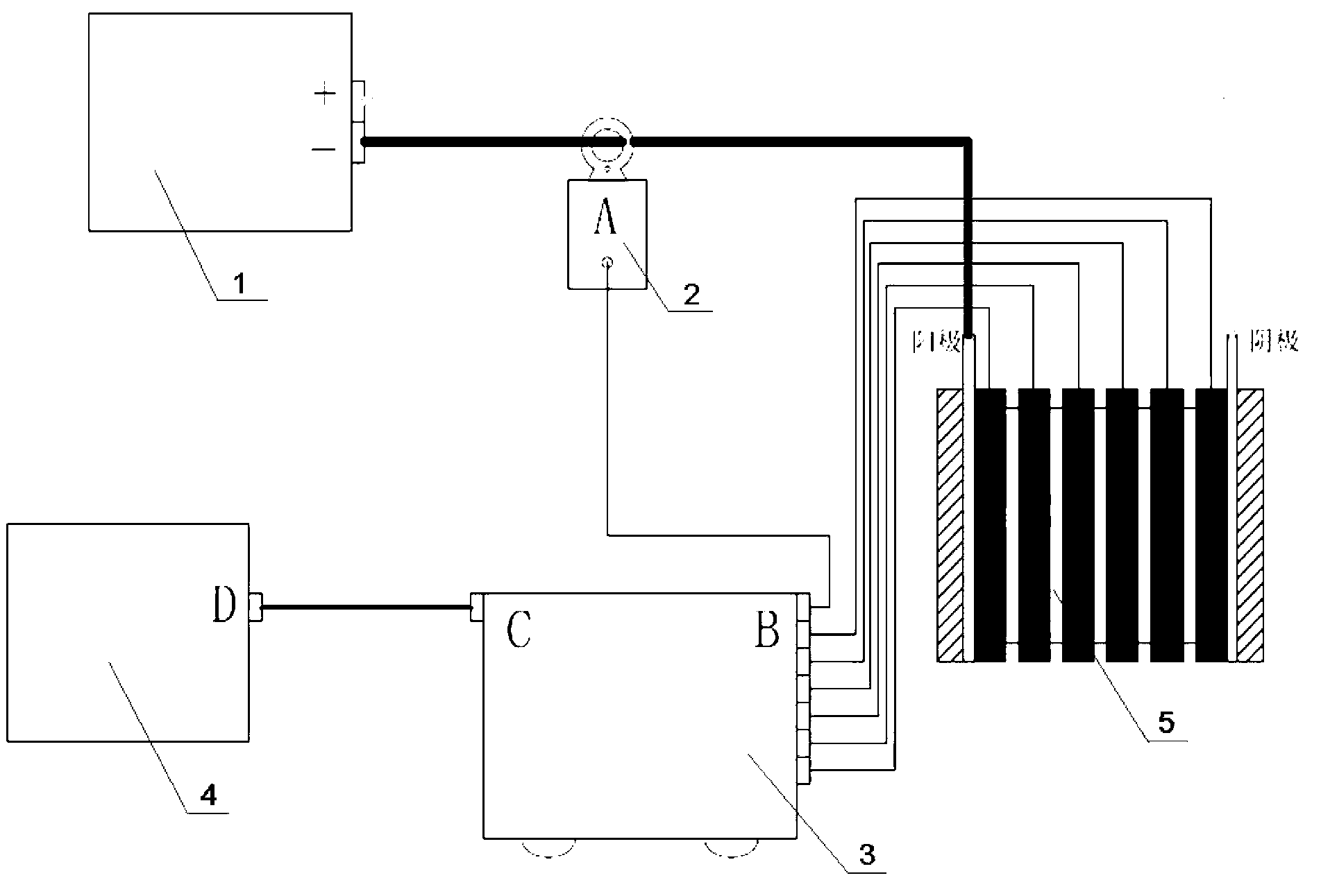 Spot test method and test device for fuel cell stack membrane electrode conditions