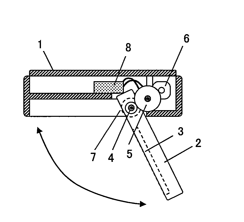 Pivoting display device