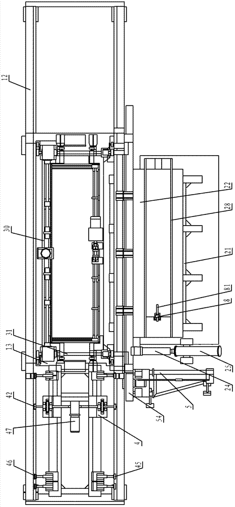 Aerated concrete cutting machine