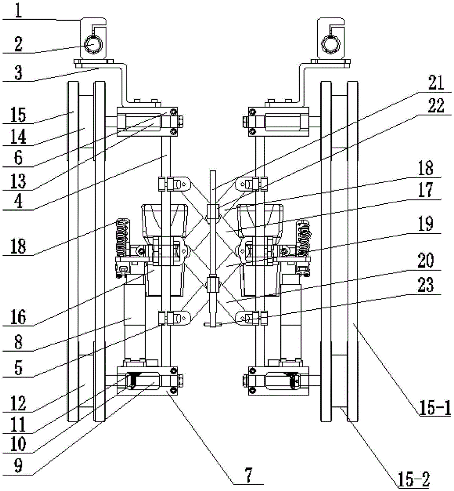 Wall climbing robot with permanent magnetic chains and elastic steel sheets