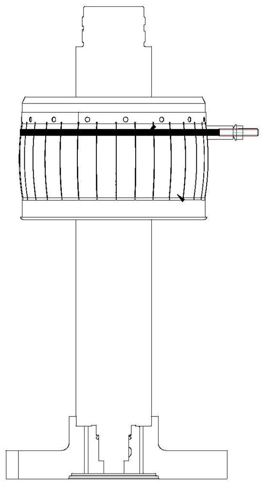 300MW heavy-duty gas turbine nozzle hula seal assembly welding restraining tool and use method