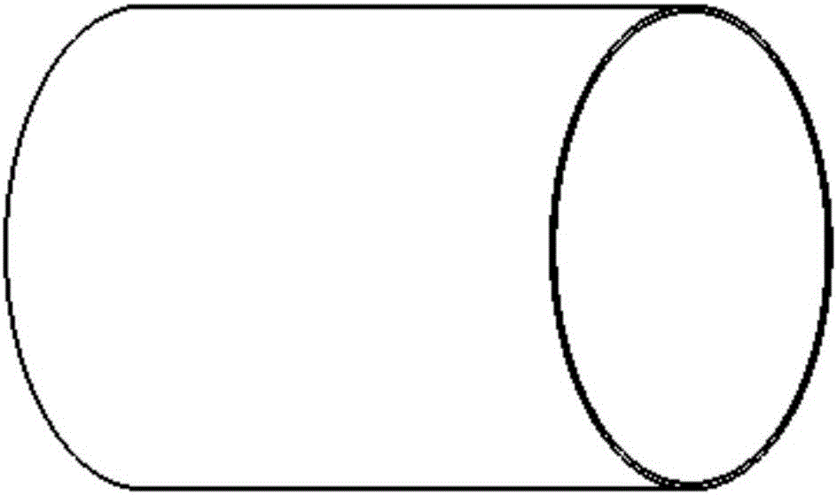 Preparation method for cylindrical composite grid structure