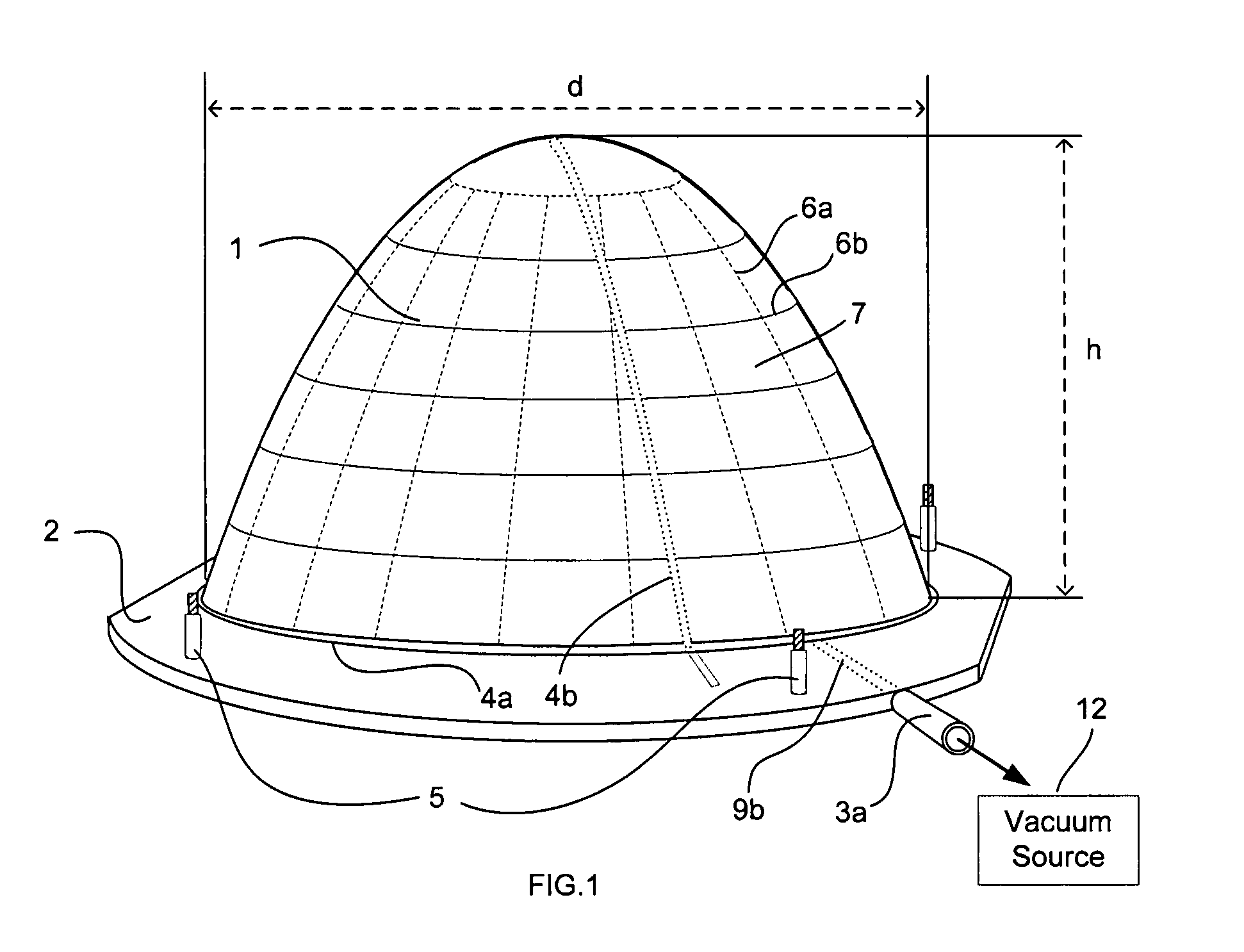 Method and device for immobilization of the human breast in a prone position for radiotherapy