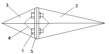 Pulp pool stirring blade