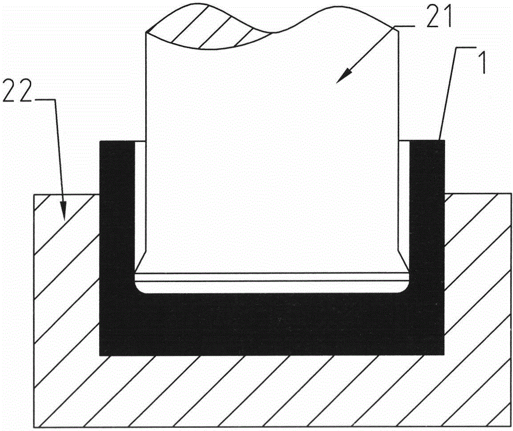 Inner transverse bar extrusion die for cylindrical component