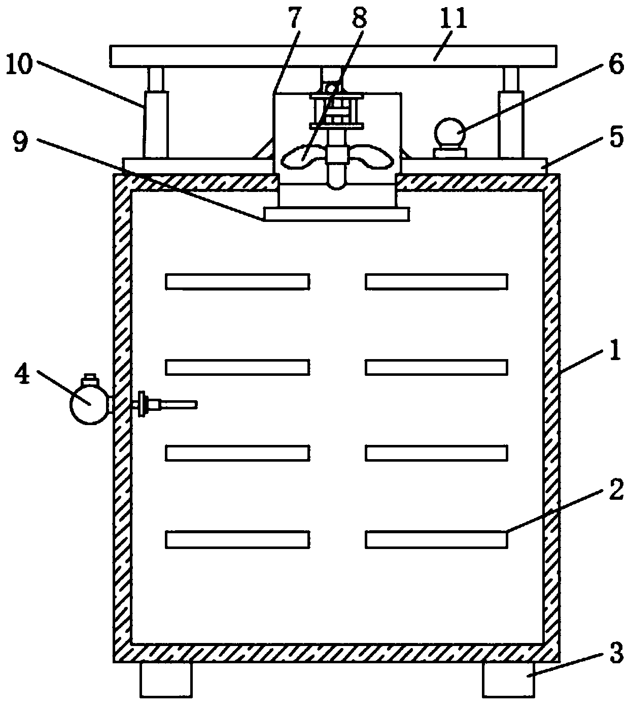 A novel electricpower cabinet with high temperature alarm function