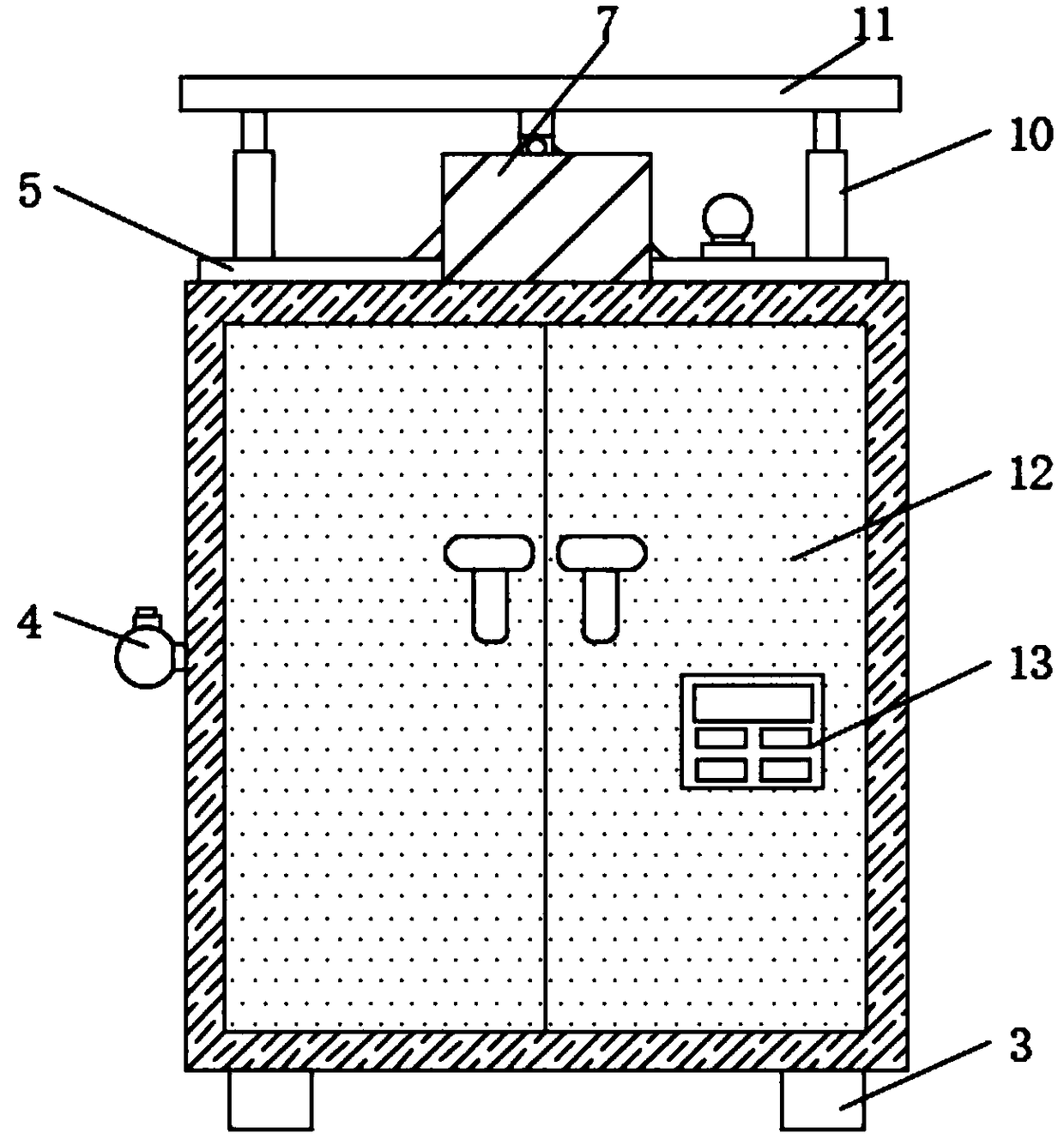 A novel electricpower cabinet with high temperature alarm function