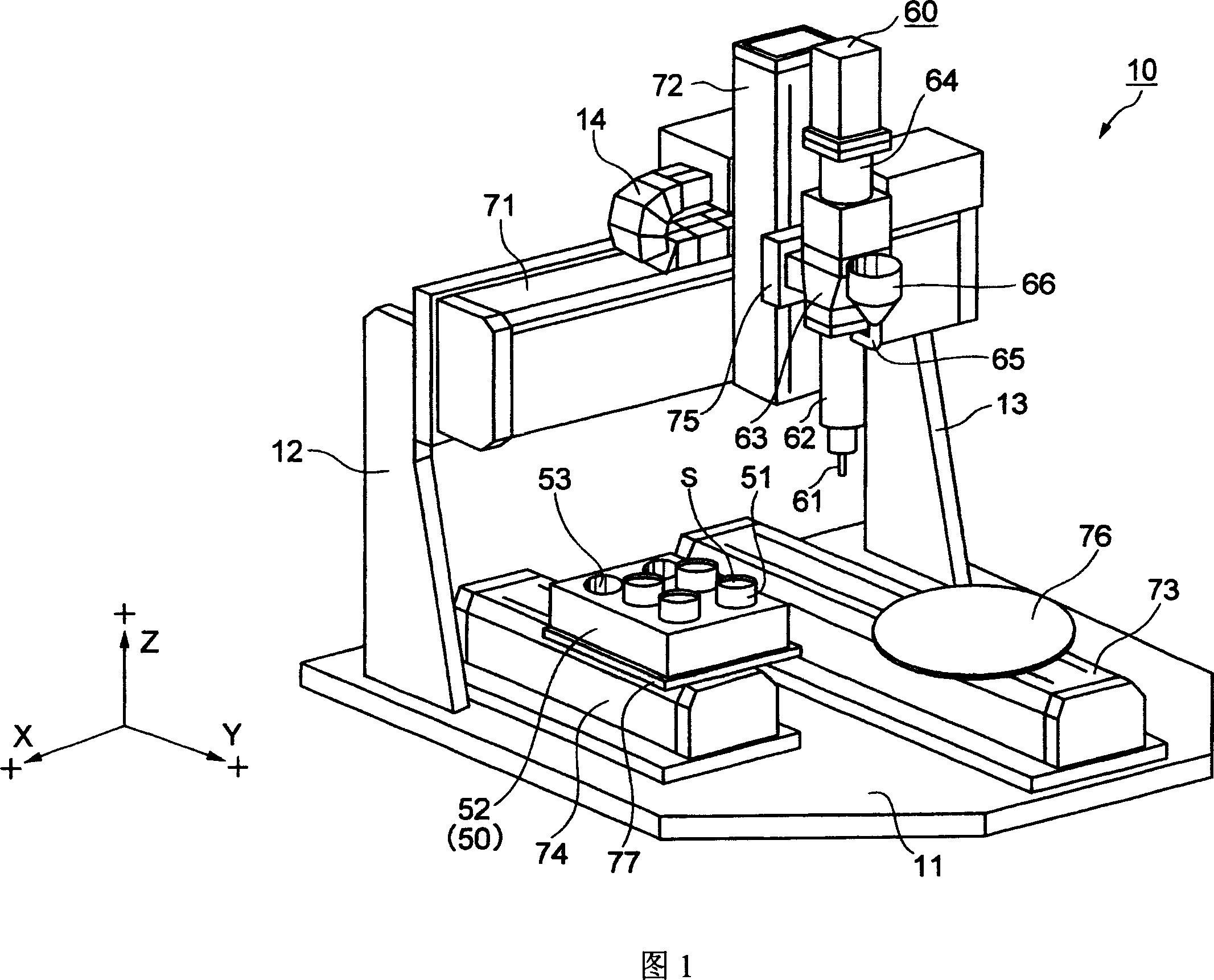 Material supplying device and method