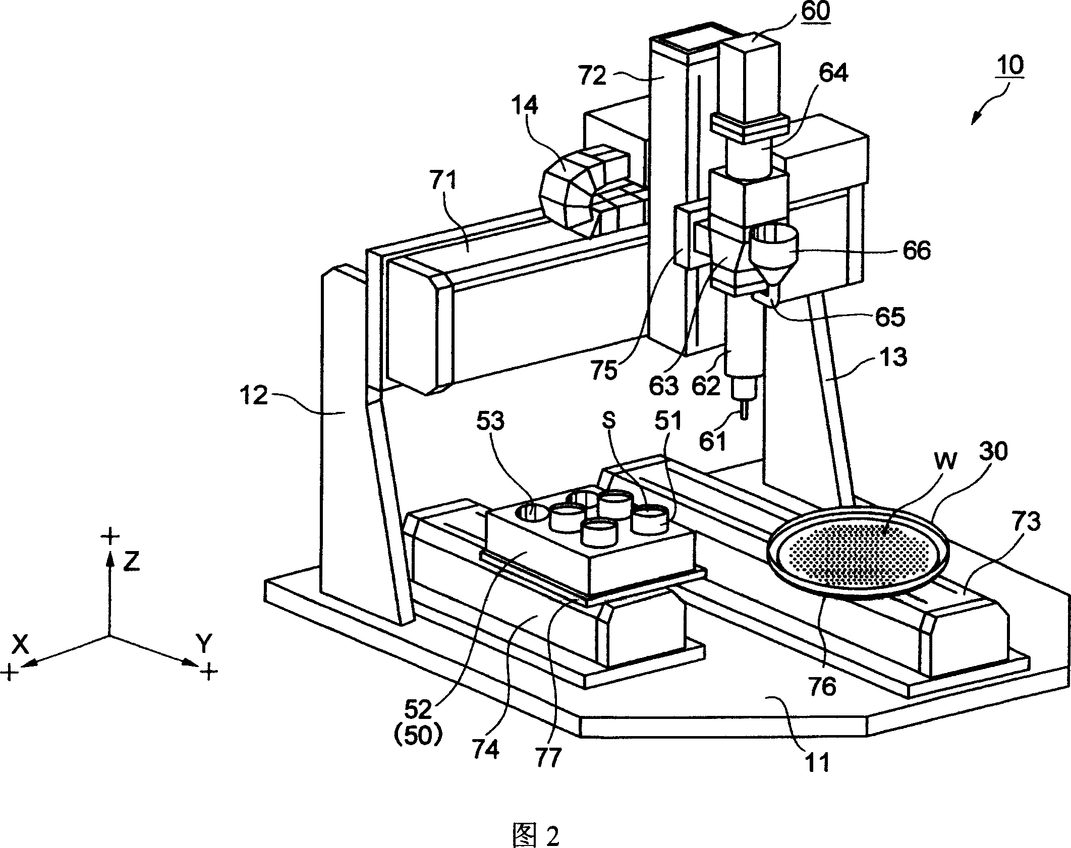 Material supplying device and method