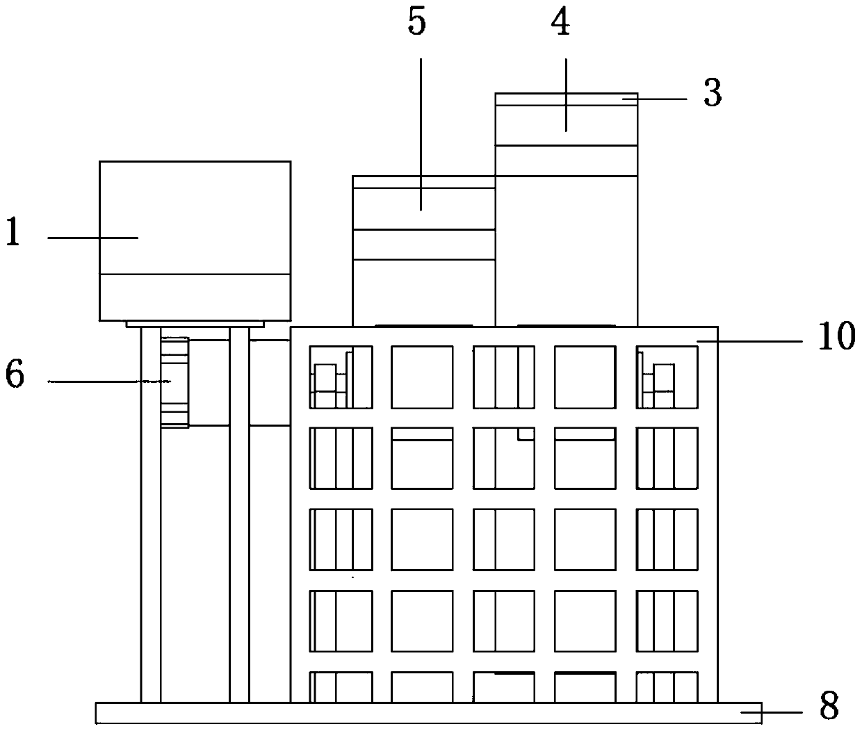 A new type of battery mechanical performance testing equipment and its working method