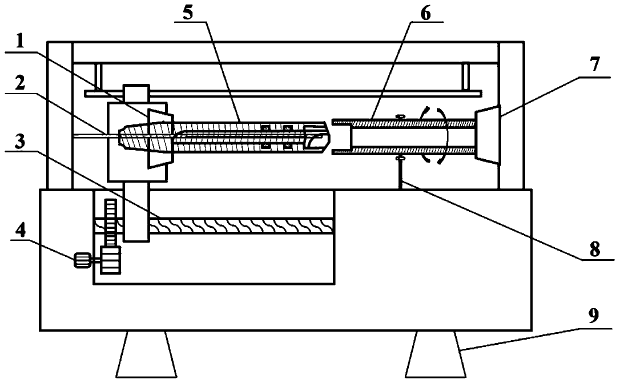 Machining method for thin and thin-walled aluminum-matrix composite pipe with uniform wall thickness