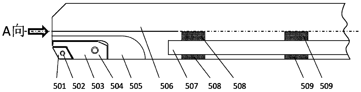 Machining method for thin and thin-walled aluminum-matrix composite pipe with uniform wall thickness