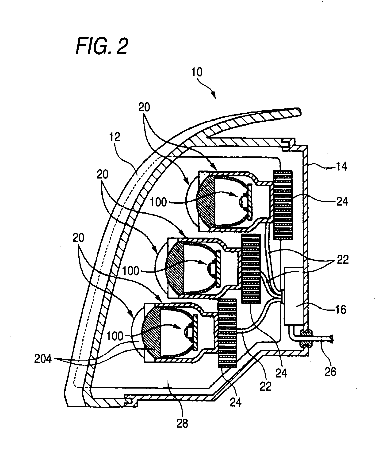 Light emitting apparatus and vehicle lamp